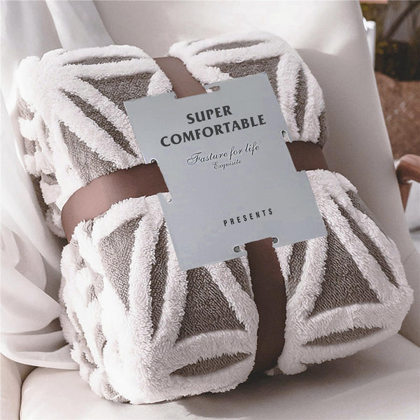LOMAO Sherpa Fleece Blanket Fuzzy Soft Throw Blanket Dual Sided Blanket for Couch Sofa Bed(Grey,40